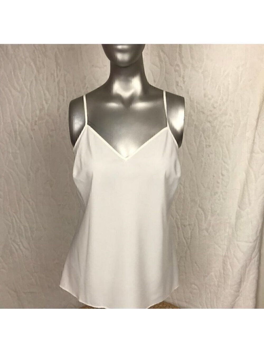 DIANE Von Furstenburg White Camisole Size M